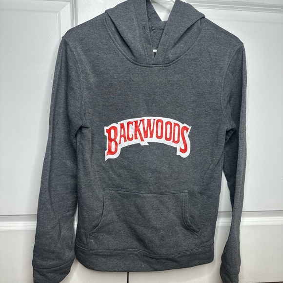 Small grey backwood hoodie (never worn) GREAT QUALITY!!! - Picture 1 of 2